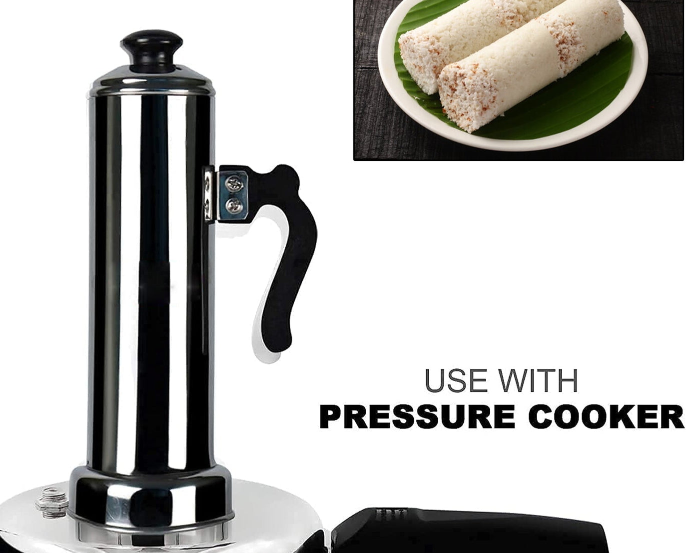 Puttu maker set with food grade stainless steel