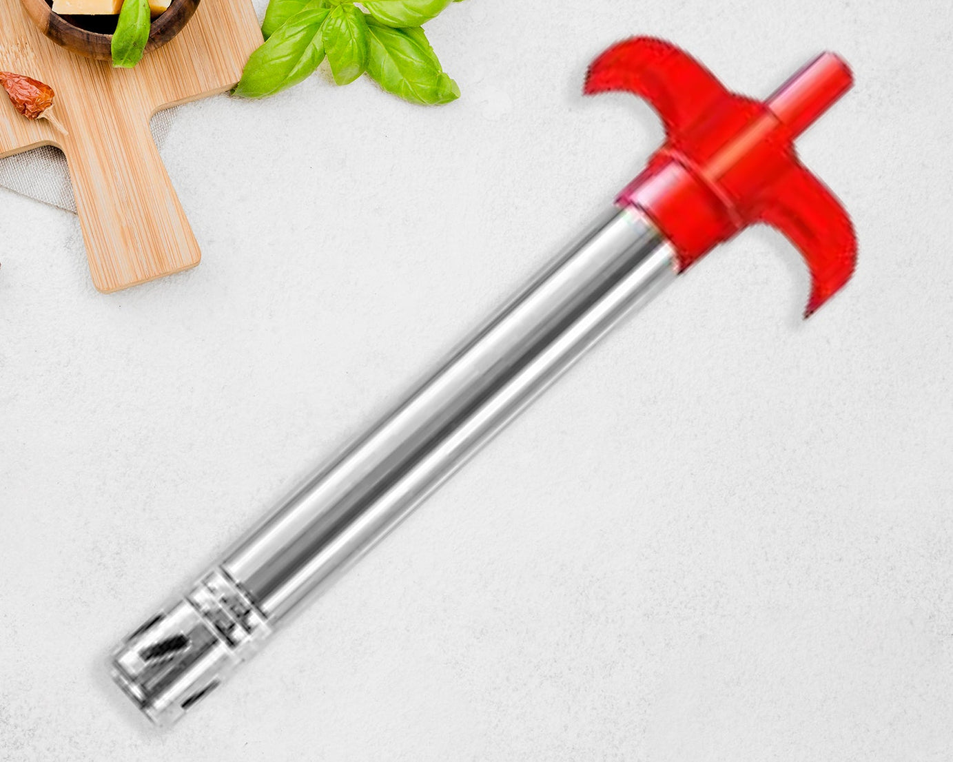 Easy-to-use stainless steel gas lighter, perfect for kitchen ignition needs.
