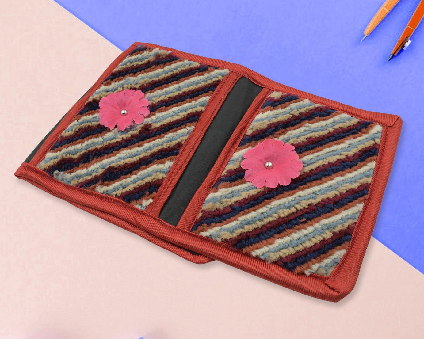 8867 Foldable Hanging Organizer 3 Compartment, Pocket Organiser, Document Holder Wall Hanging Letter Holder with 3 Pockets | Magazine/Paper Holder, Foldable Hanging Organizer