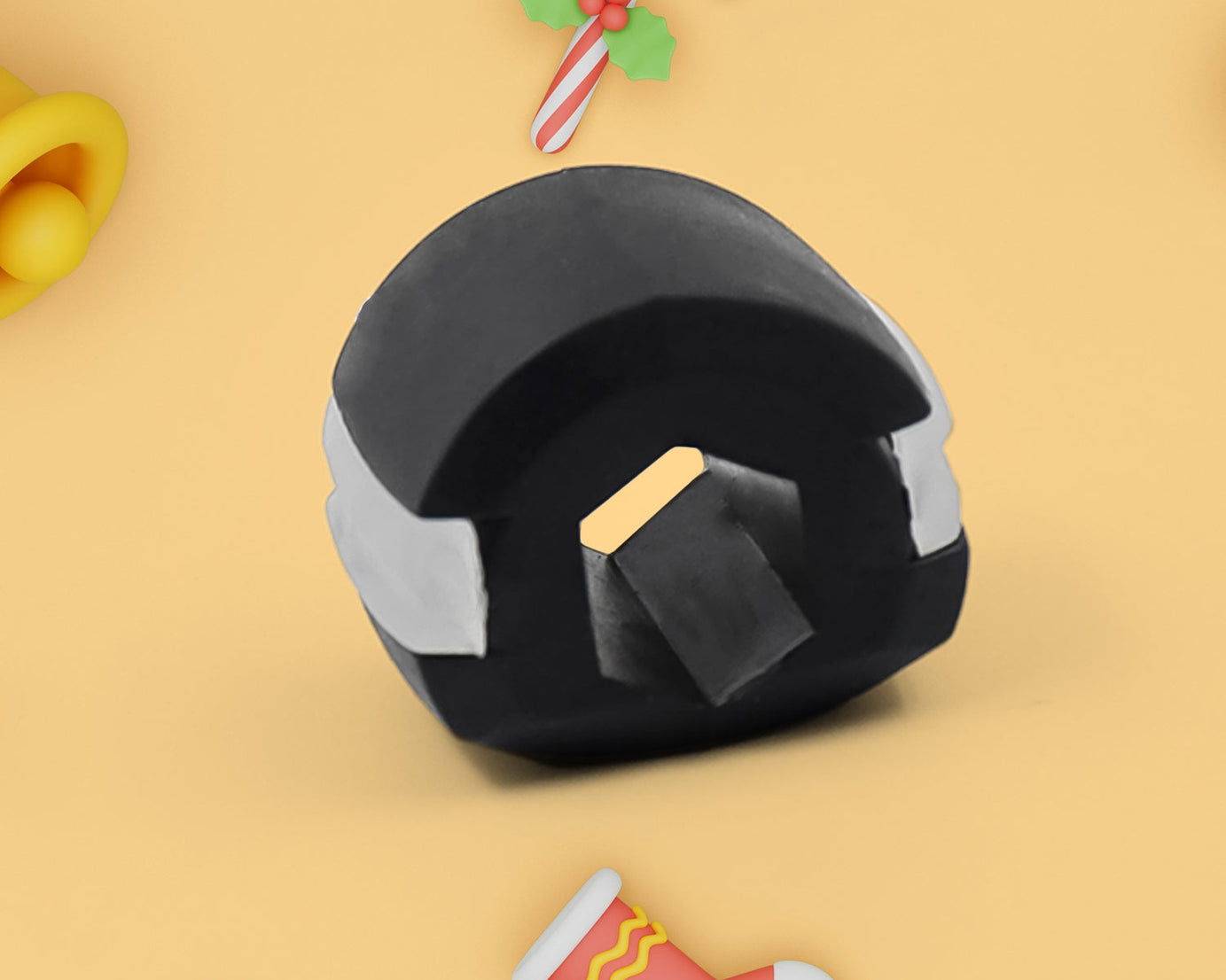 Cn Blk Mouth Exerciser Used To Gain Sharp And Chiselled Mouth Easily And Fast.