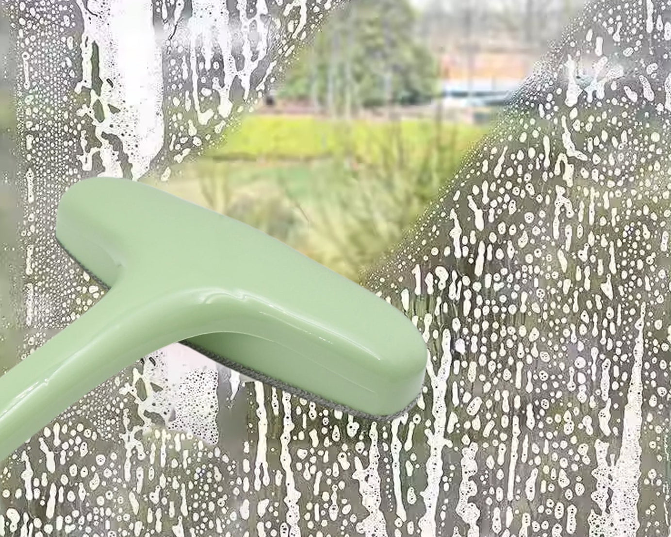 Window Screen Cleaning Brush With Extendable Handle (1 Pc)