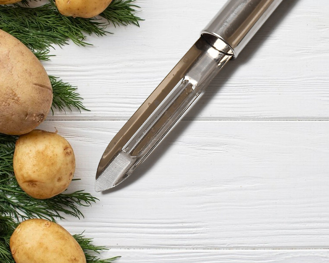 Multi-Purpose Stainless Steel Peeler With Handle For Vegetables, Potato Peeler, Carrot, grated, Suitable for Peeling and shredding Fruit and Vegetables Kitchen Accessories, Piller (12 Pcs Set) 