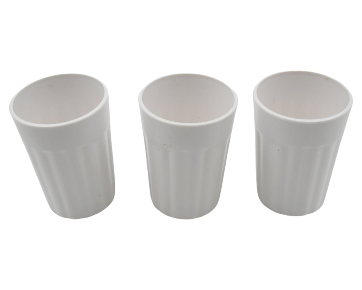 Small Plastic Coffee / Tea Cups Reusable Plastic Cup Mug Lightweight Microwavable Dishwasher Safe Unbreakable Camping Coffee Mugs for Tea Milk Water Juice Tea (3 Pcs Set)