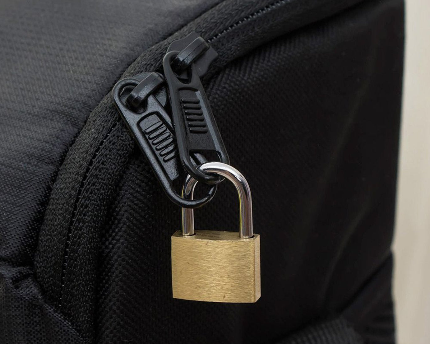 Top view of imitation copper lock