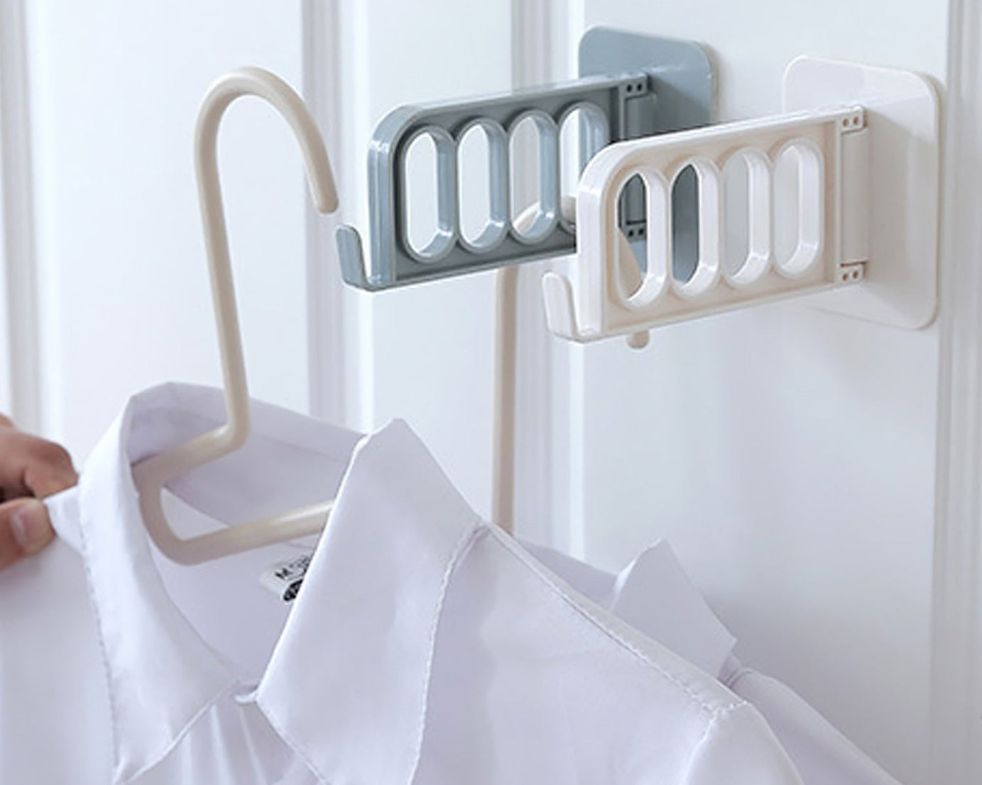 Single hook for doors, suitable for bathroom, kitchen, or bedroom use.