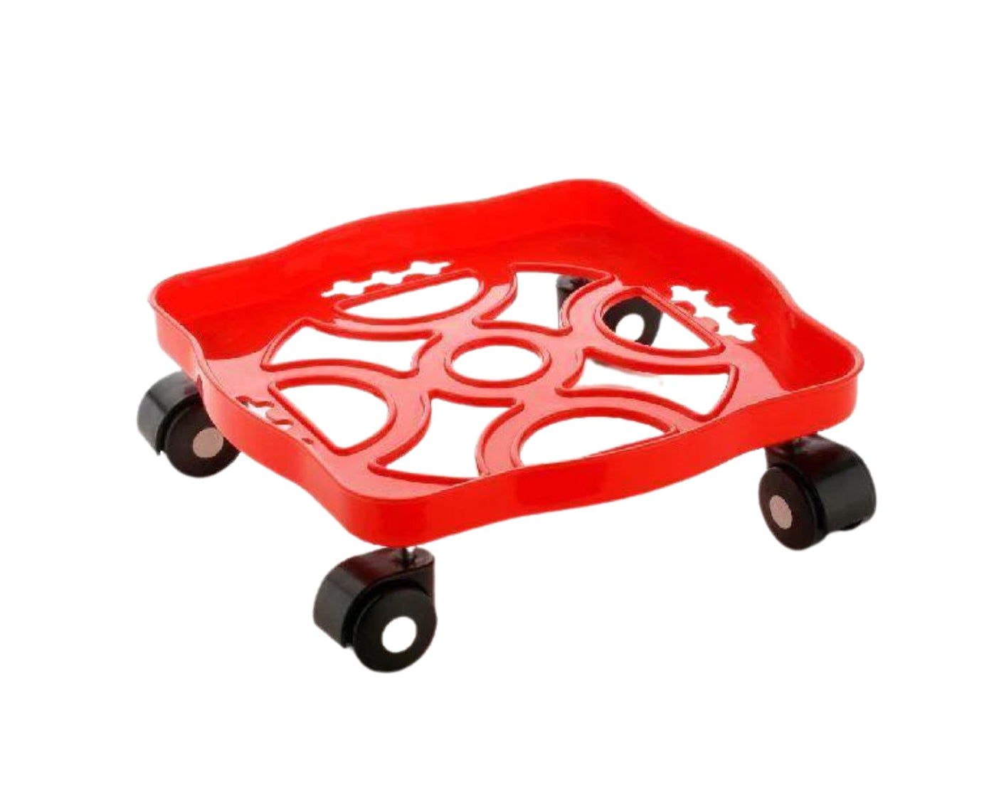 Square plastic gas cylinder trolley