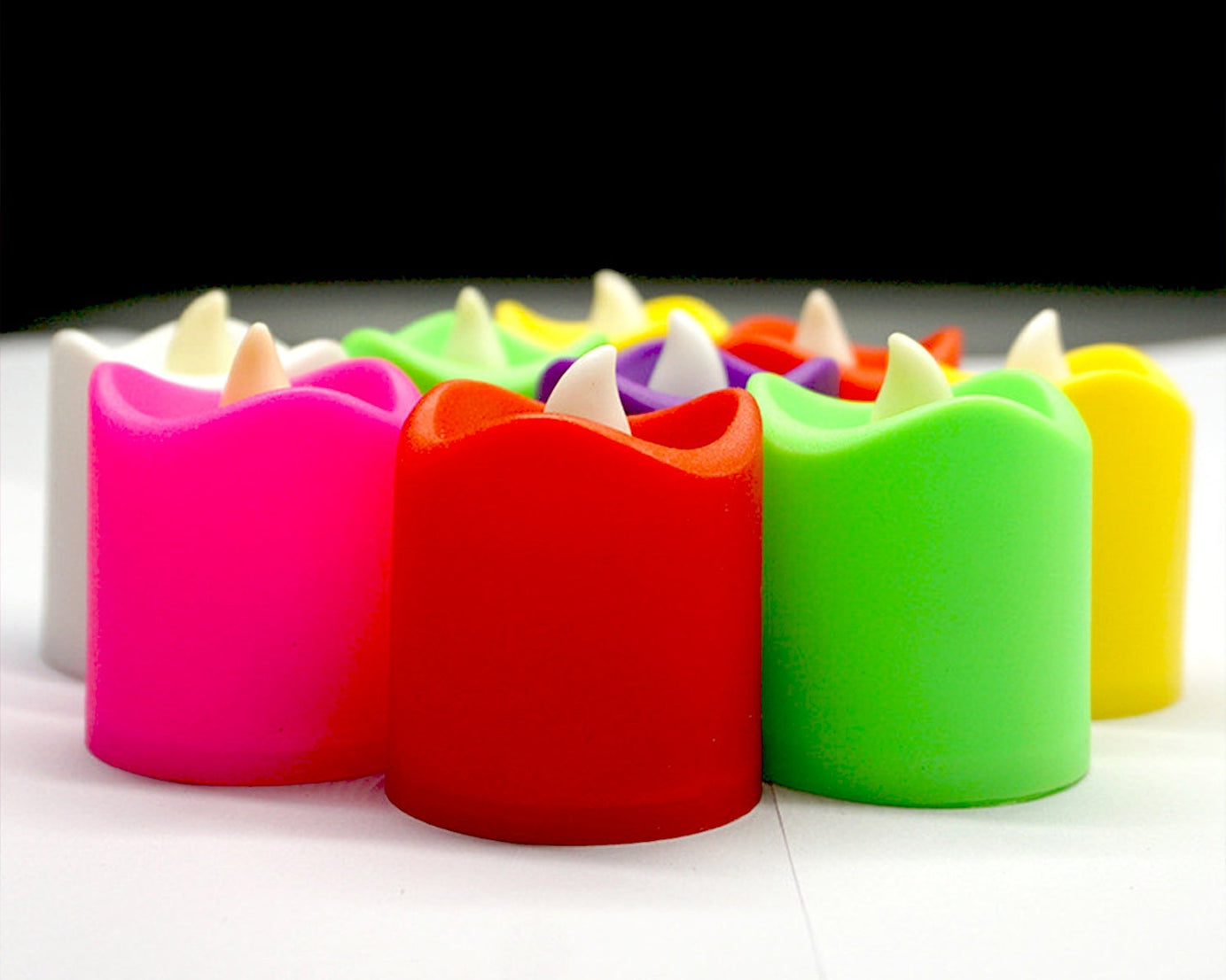 Festive Lighting for Any Occasion: 24 Pack LED Tealight Candles (Multicolor)