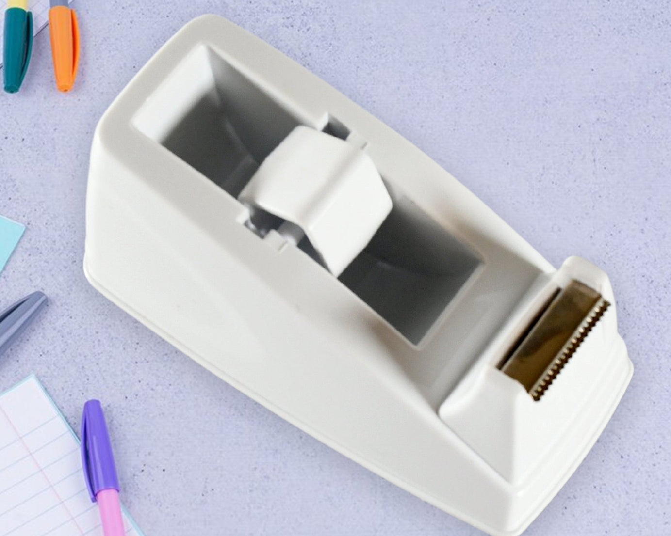 Plastic Tape Dispenser Cutter for Home Office use, Tape Dispenser for Stationary, Tape Cutter Packaging Tape School Supplies (1 pc / 325 Gm)