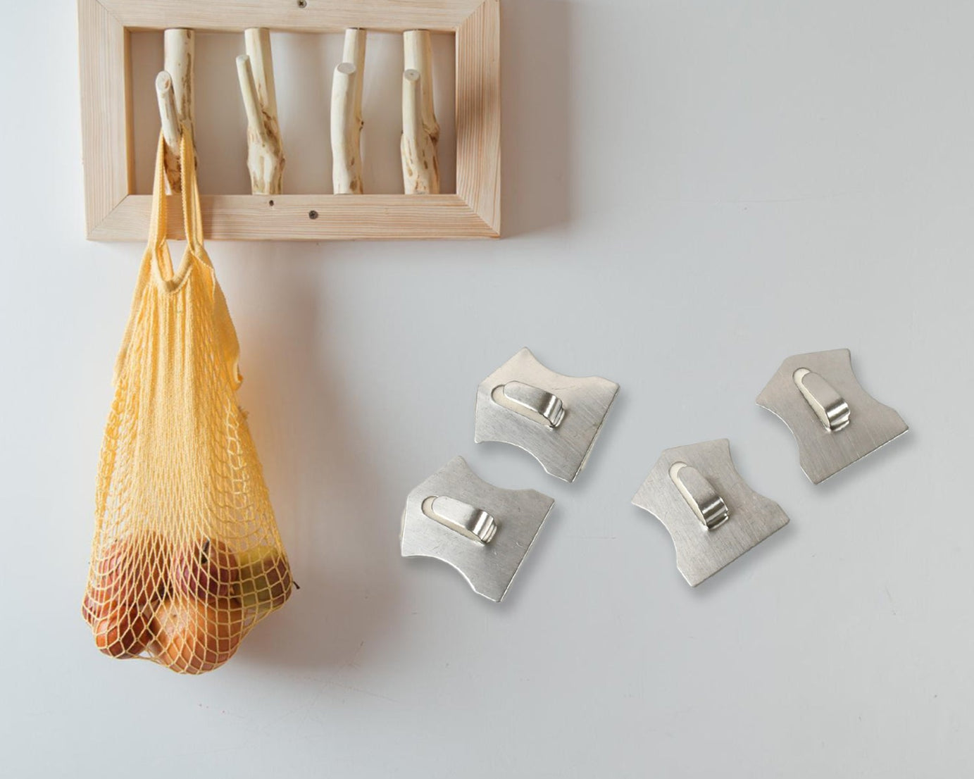 Self- Adhesive Hooks, Heavy Duty Wall Hooks Hangers Stainless Steel Waterproof Sticky Hooks for Hanging Robe Coat Towel Kitchen Bathroom and.