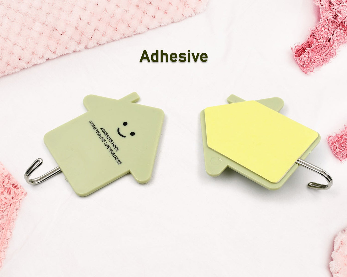 Multipurpose Strong Hook Self-Adhesive hooks for wall Heavy Plastic Hook, Sticky Hook Household For Home, Decorative Hooks, Bathroom & All Type Wall Use Hook, Suitable for Bathroom, Kitchen, Office