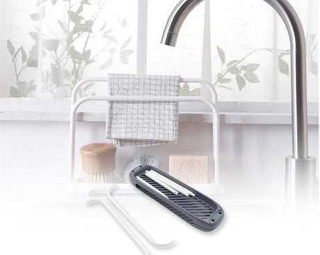 Storage Rack Kitchen Storage Holder Dish Towel Holder Dishcloth Rack Organizer Pool, Dishcloth Drying Rack Sink Rag Holder Towel (1 Pc)