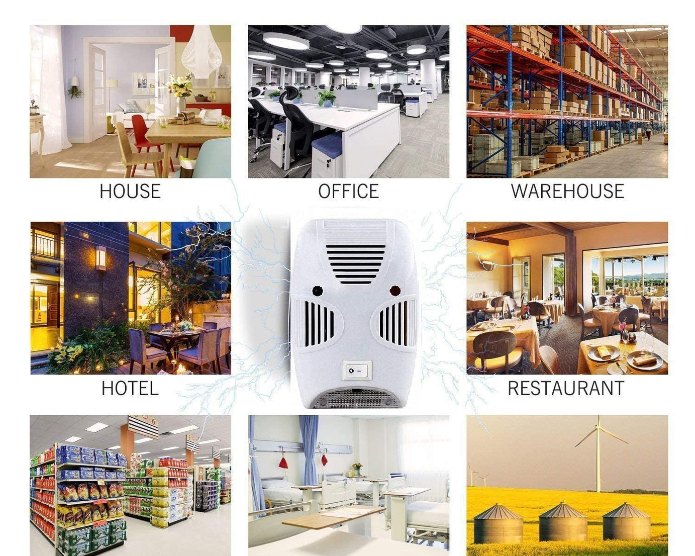 1246 Mosquito Repeller Rat Pest Repellent for Rats, Cockroach, Mosquito, Home Pest 