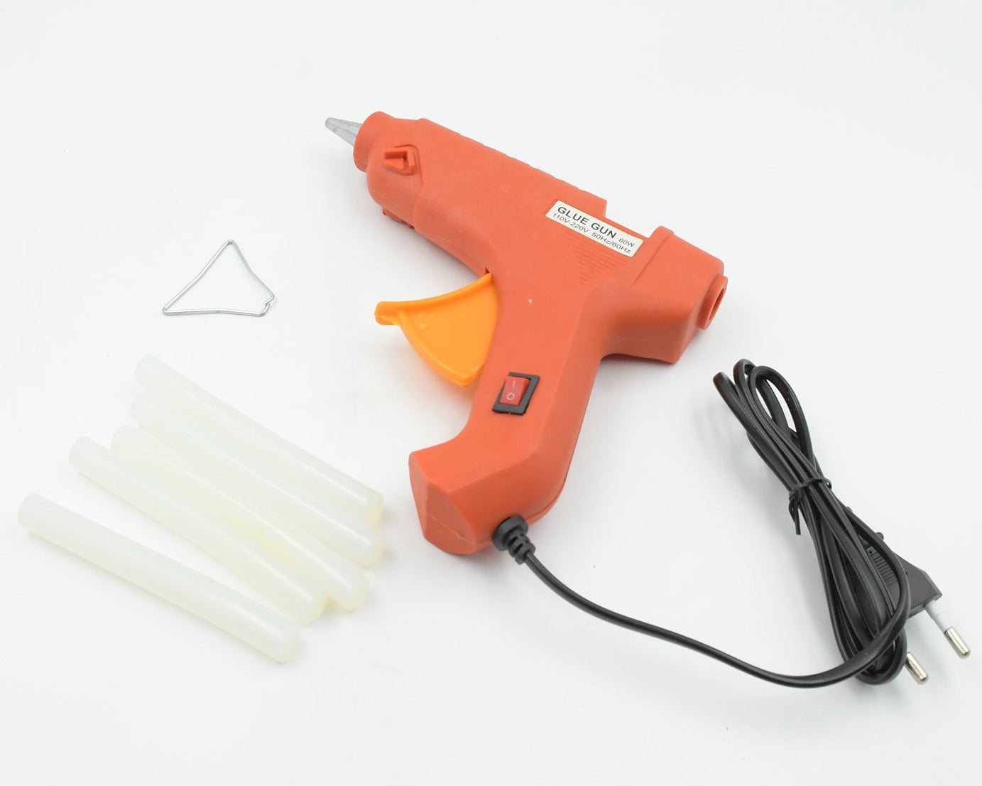 0492 Professional 60 Watt with 5 Pcs Hot Melt Glue Stick & ON / Off Switch, Electric Tool Hot Melt Glue Gun For Multi Use (1 Pc)