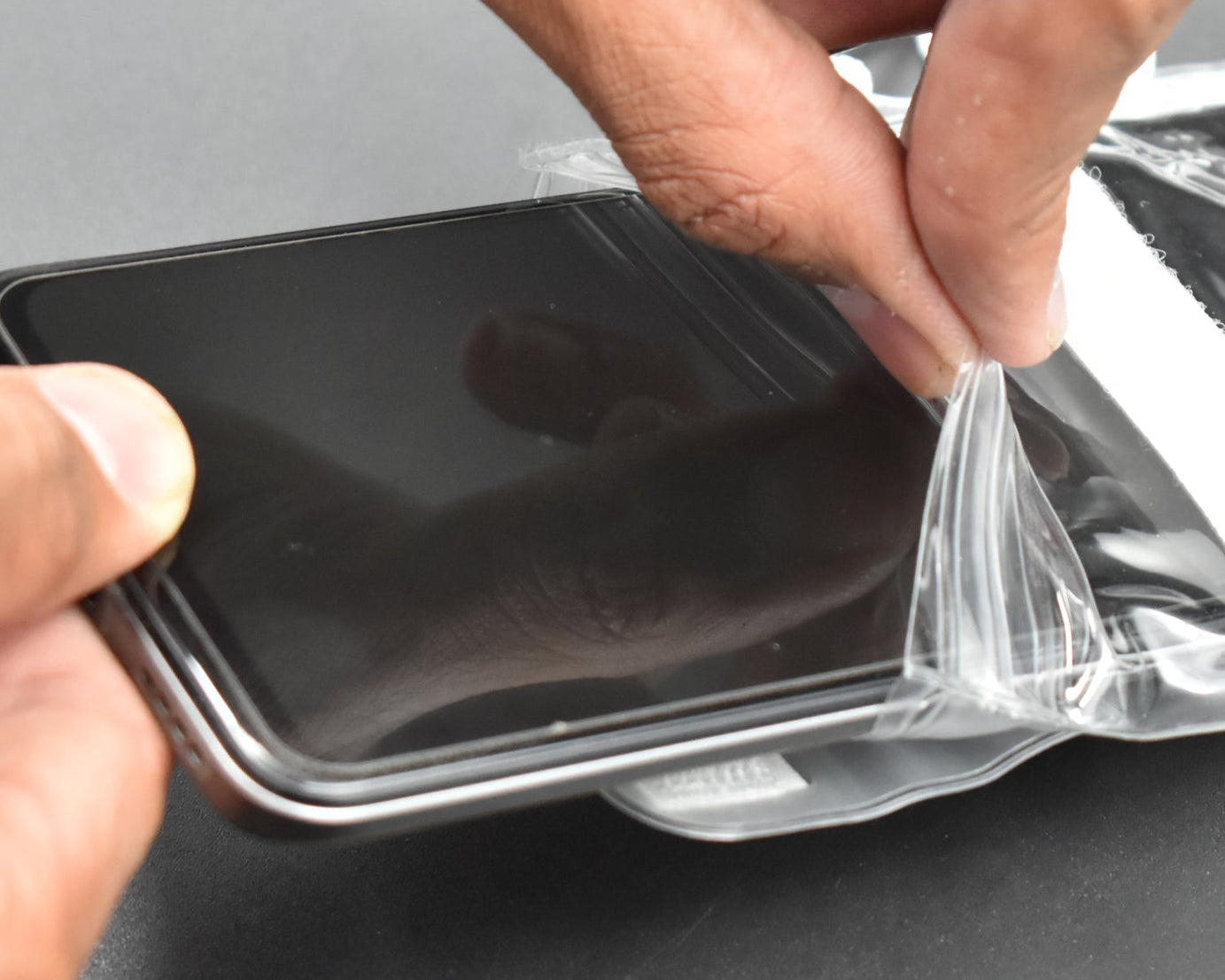 Waterproof pouch for phones up to 6.2 inches.