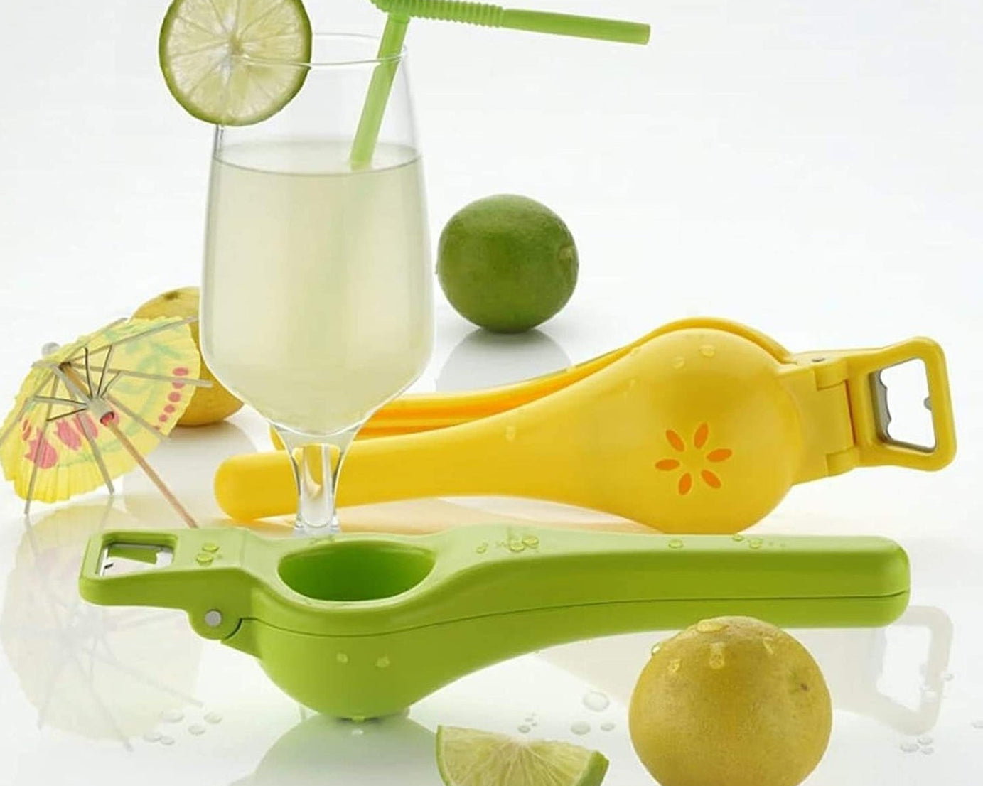 Kitchen 2 in 1 Unbreakable Lemon Squeezer and Bottle Opener (1 Pc)