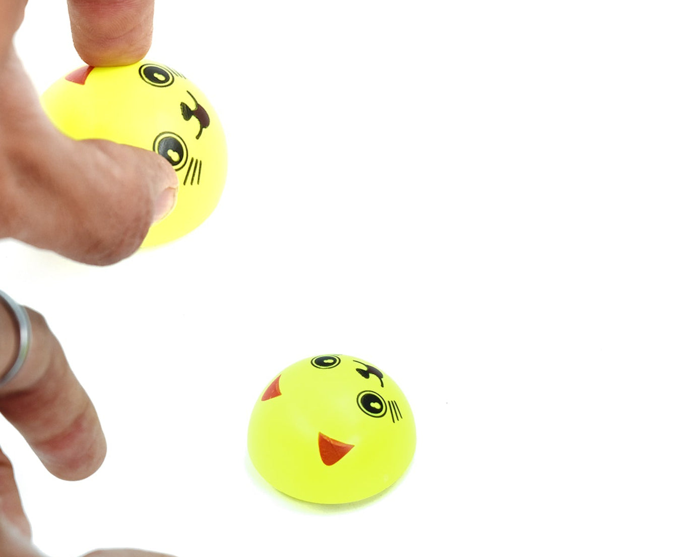 Assorted smiley pull-back toy cars