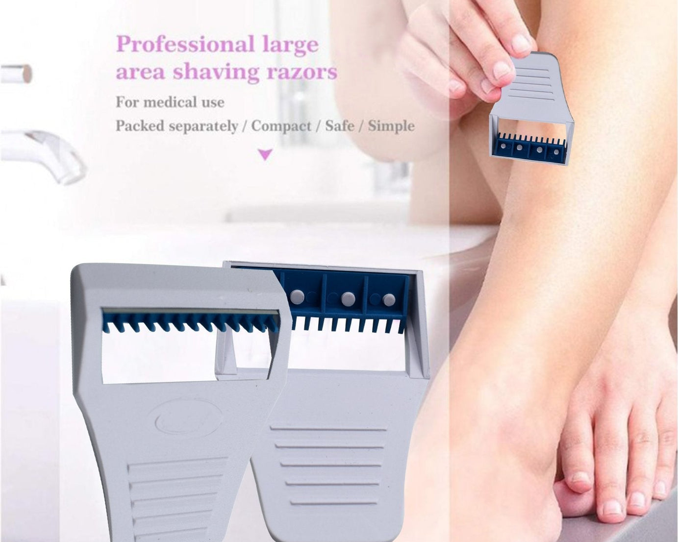 Razor for women’s body and bikini grooming