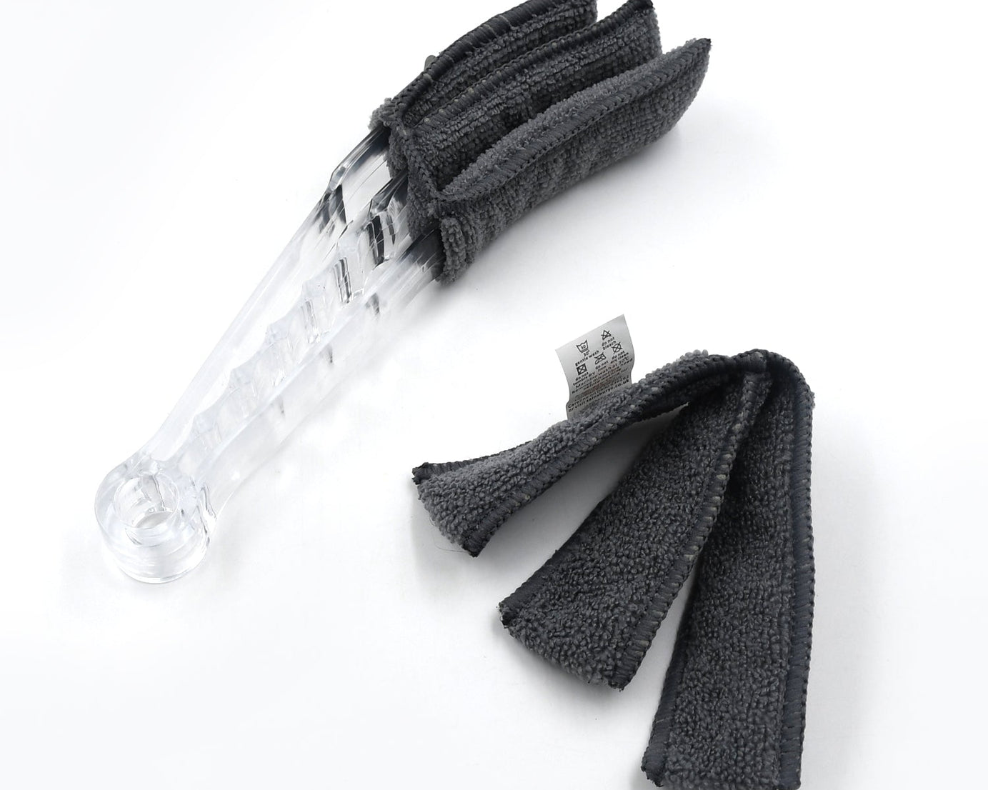 7729 Window Blind Cleaner Duster Brush with Microfiber Sleeves - Blind Cleaner Tools for Window Shutters Blind Air Conditioner Jalousie Dust