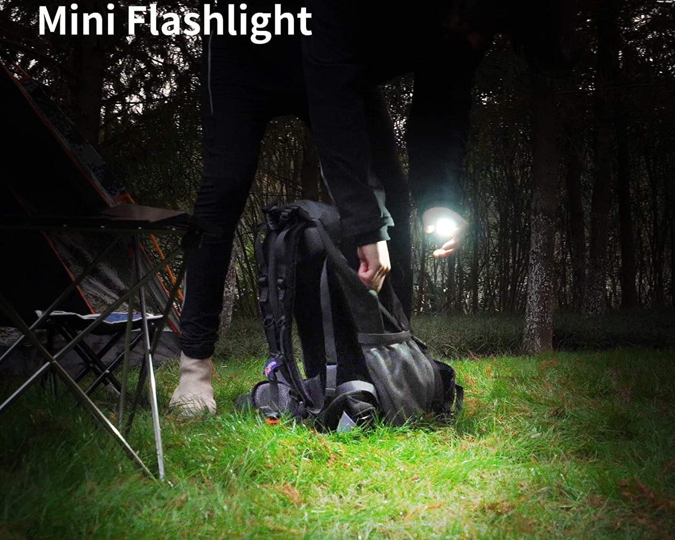 LED Battery Operated Keychain Flashlight Small Work Light with Folding Bracket Bottle Opener for Camping, Hiking, Emergency  (1 Pc / MOQ :- 36 Pcs)