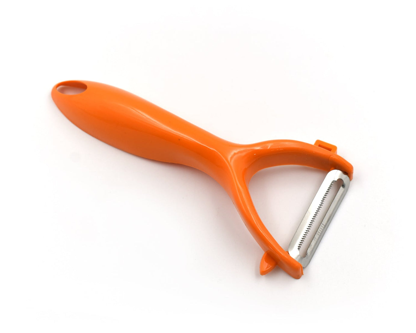 Durable kitchen peeler for smooth and effortless peeling of produce.