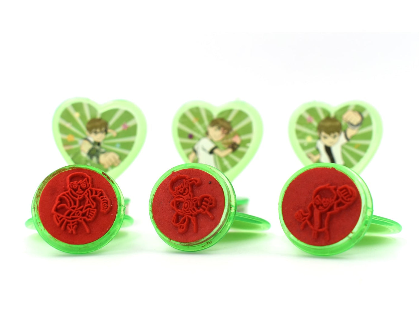 Multicolor heart stamps for student rewards and motivation