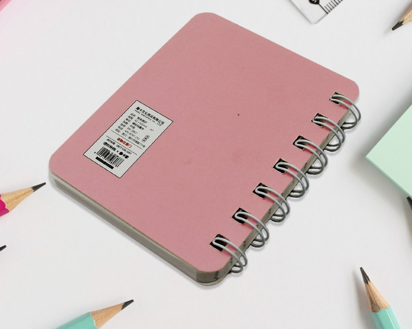 17589 Cute Journal Diary, Notebook for Women Men Memo Notepad Sketchbook 80 Pages Writing Journal for Journaling Notes Study School Work Boys Girls, Stationery (82x105MM / 1 Pc)