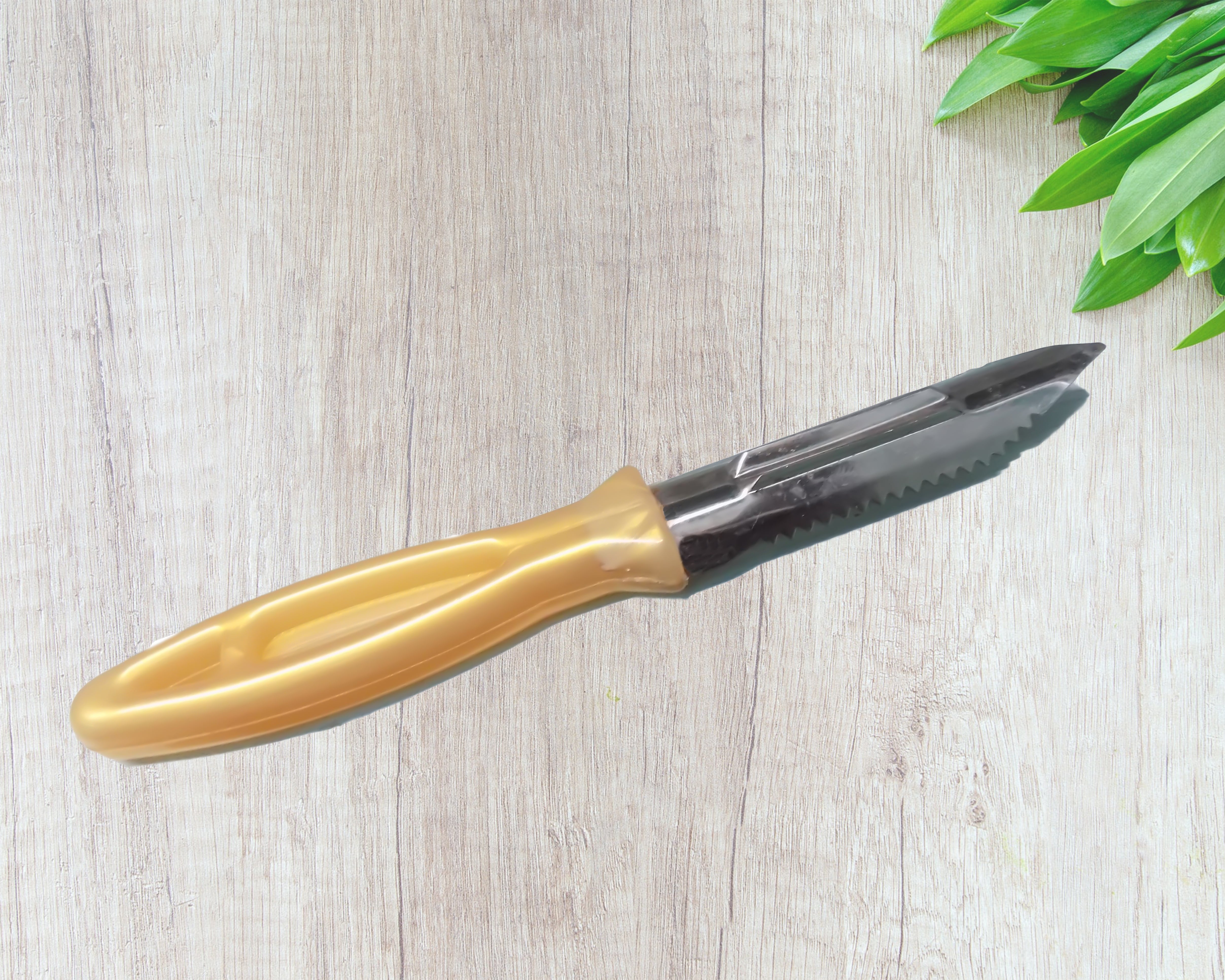 4In1 Combo - Stainless Steel Kitchen Lighter, Knife, Peeler and Smooth Grater