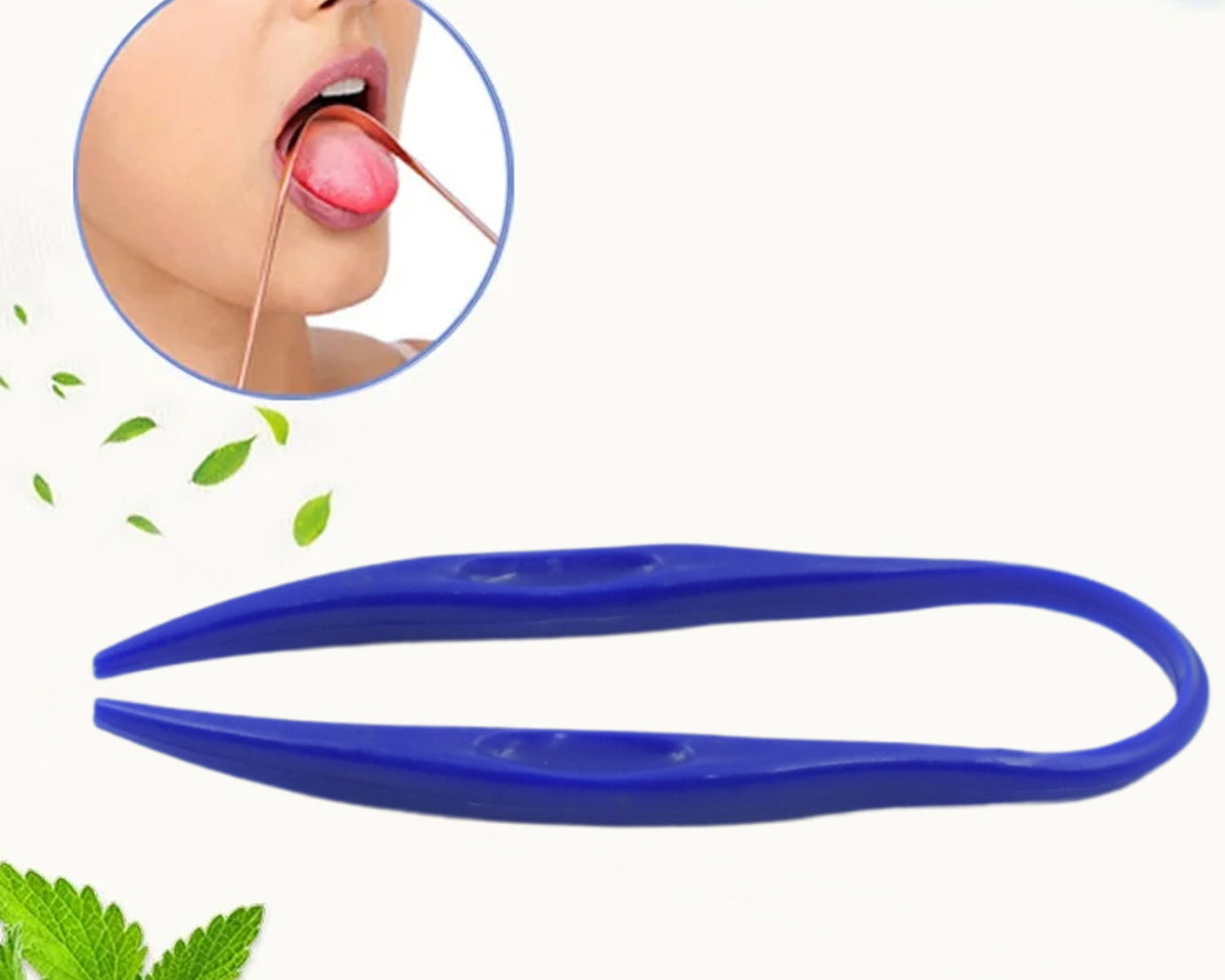 Plastic Tongue Cleaner For Kids & Adults | Tongue Scraper For Bad Breath, Maintain Oral Hygiene for Daily Use | for Fresh Breath & Bacteria Removal | Improved Taste Plastic With Handle Tongue Cleaner (1 Pc )