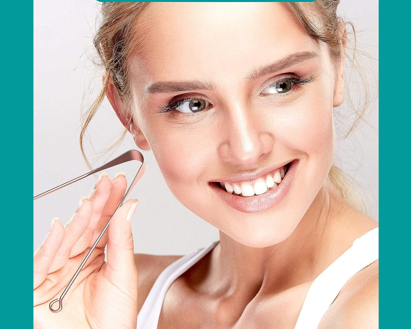 Tongue Cleaner For Kids & Adults | Tongue Scraper For Bad Breath, Maintain Oral Hygiene for Daily Use | for Fresh Breath & Bacteria Removal | Improved Taste (Steel, Copper, Tongue Cleaner / 1 Pc)