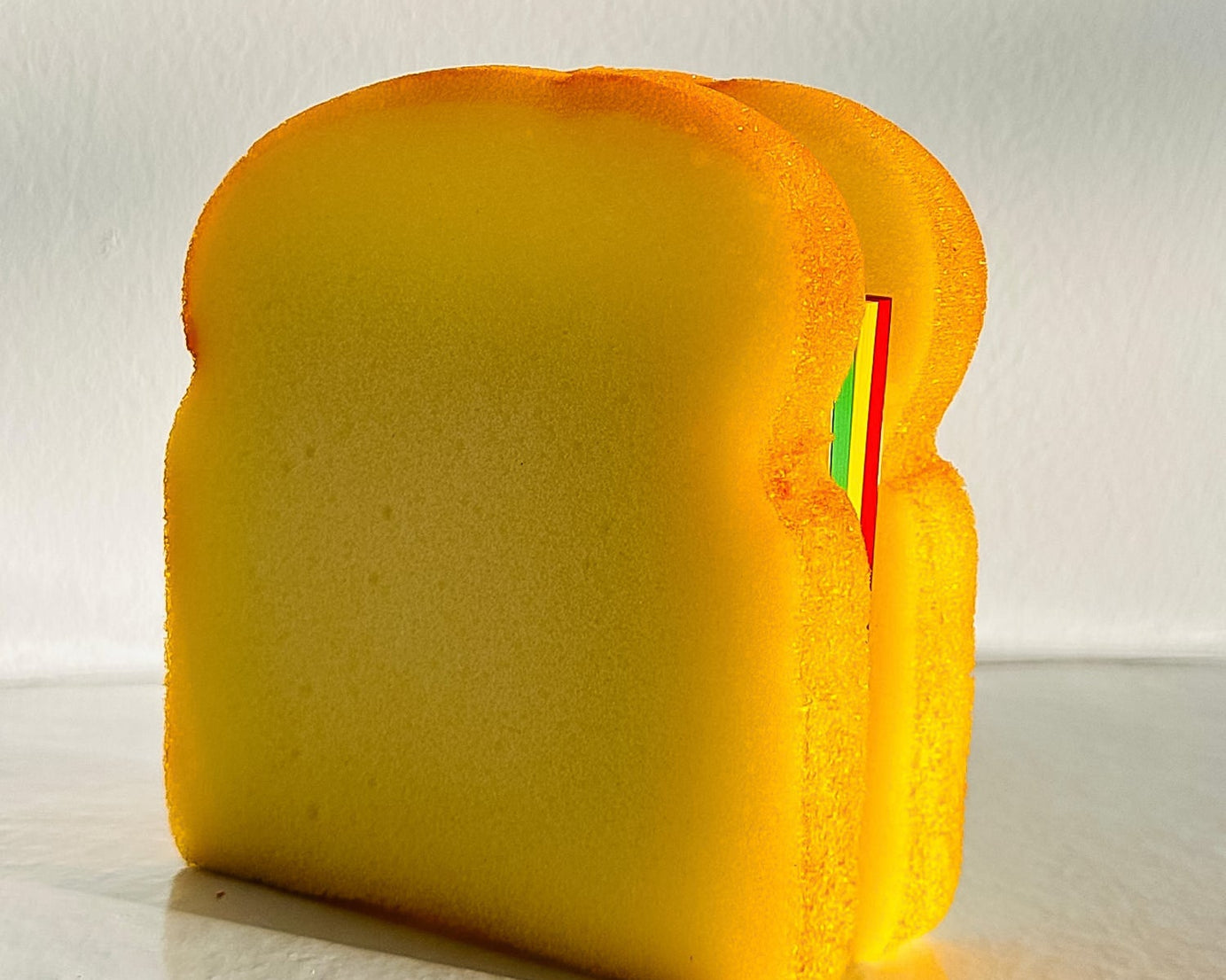 Sandwich-shaped sticky notes, colorful memo pads