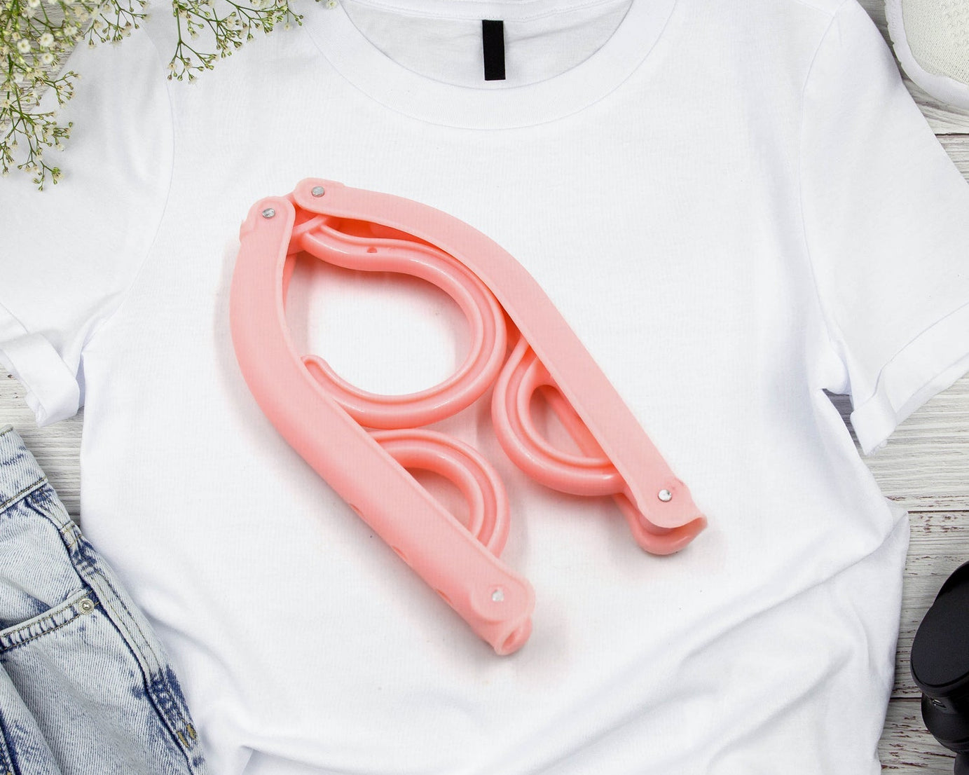 Travel Hangers, Portable Folding Clothes Hangers for Scarves Suits Trousers Pants Shirts Socks Underwear Travel Home Foldable Clothes Drying Rack