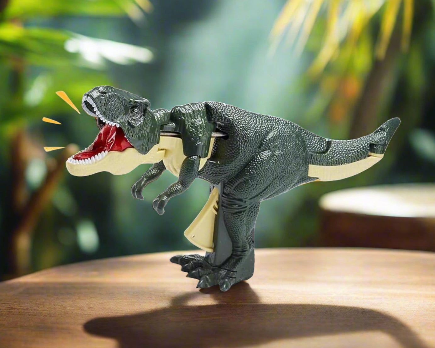 Dinosaur Roaring Toys Trigger, Dinosaurs Toys with Dinosaur Sound Lighting Model Vibrating Head Moving (3 + Years / 1 Pc)