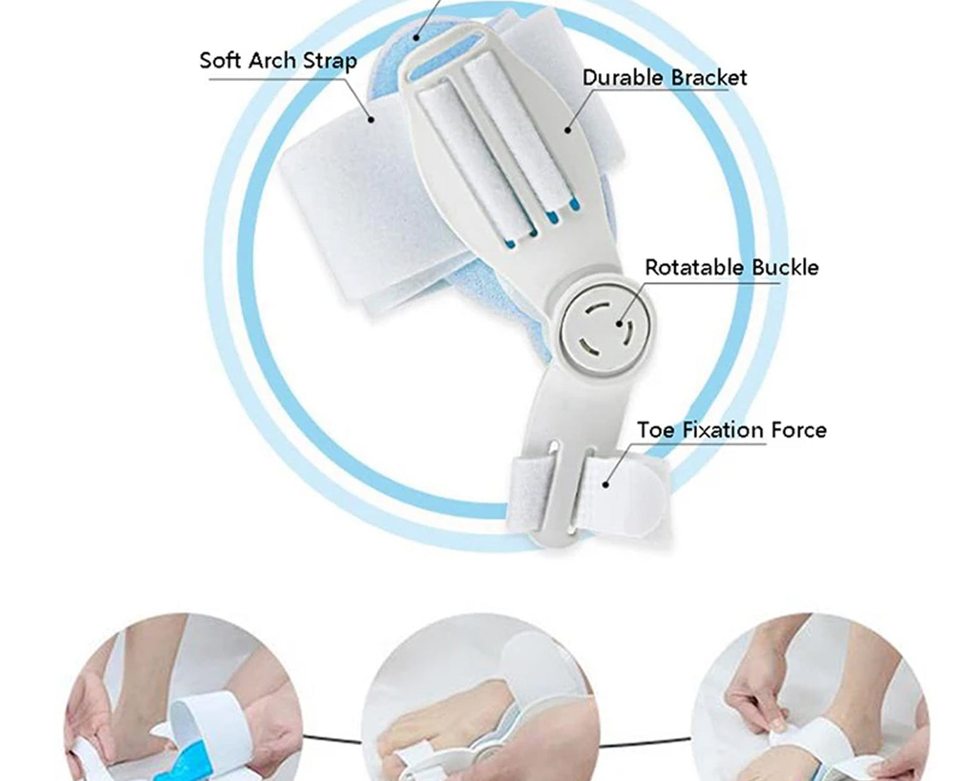 Bunion Support Splint. Valgus And Bunion Valgus, Corrector, Hallux Valgus Corrector, Adjustable Bunion Valgus Protective Cover For Men And Women