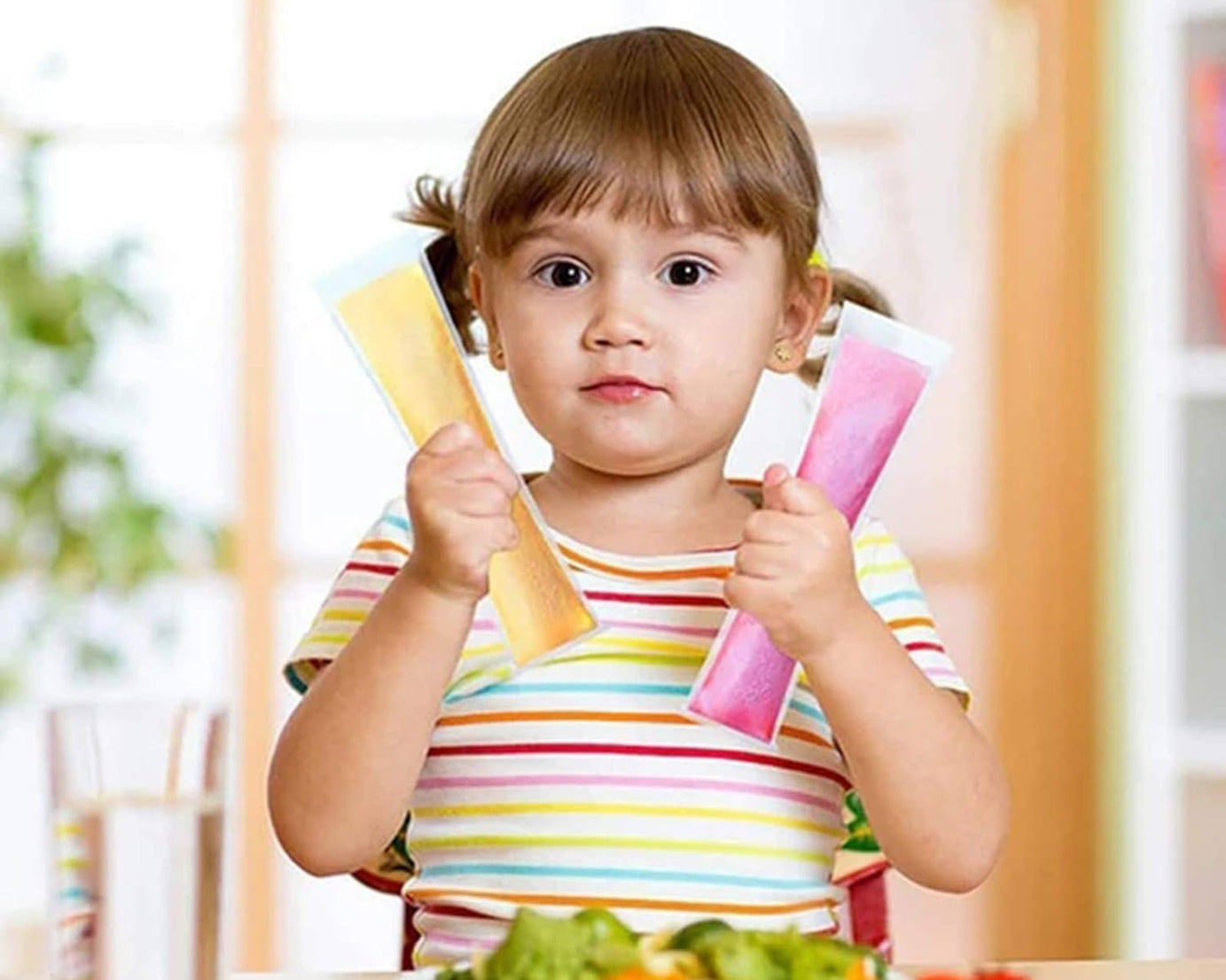 Homemade Popsicle Maker Manual Ice Cream Machine With Approx 20 Pcs Packing Bag Popsicle Mold Convenient Maker Manual Ice Cream Machine For Kids Adults DIY, Reusable