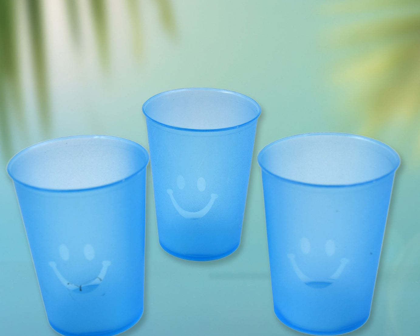 Plastic Tumblers Lightweight Cups / Glass Reusable Drinking Cups Restaurant Cups Dishwasher Safe Beverage Tumblers Glasses for Kitchen Water Transparent Glasses 3 pc Set