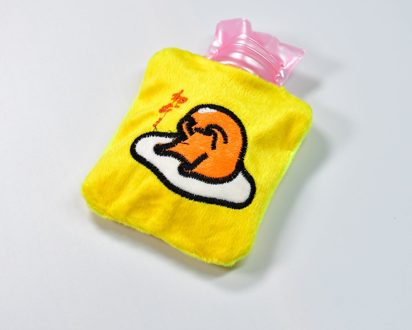 Yellow duck head hot water bag for pain relief