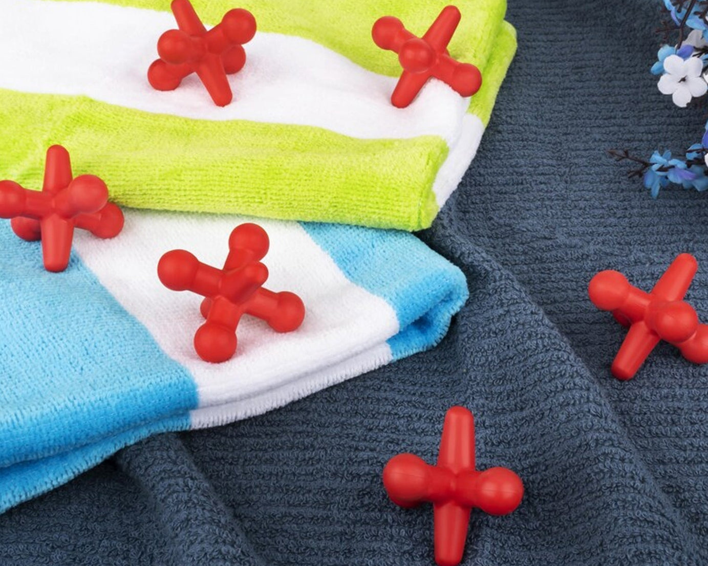 12533 Reusable Eco-Friendly Laundry Washing Balls for Washing Machine, Laundry dryer Ball (6 Pc Set)