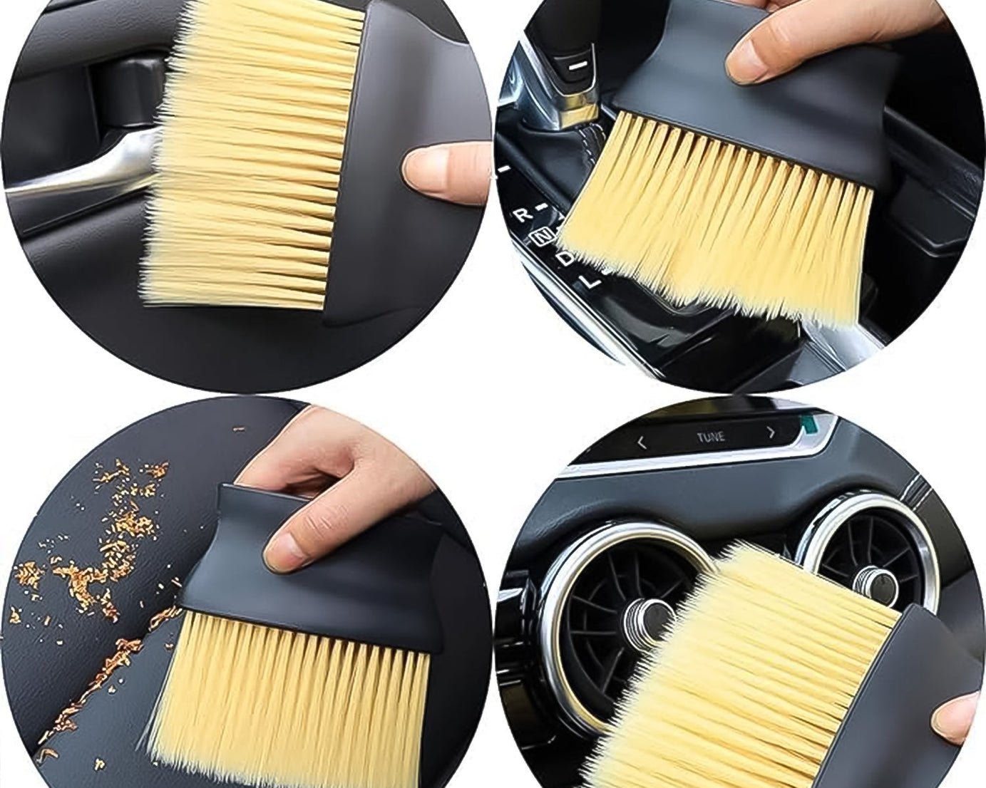 Multipurpose Soft Car Air Conditioner Cleaner Brush (1 Pc)