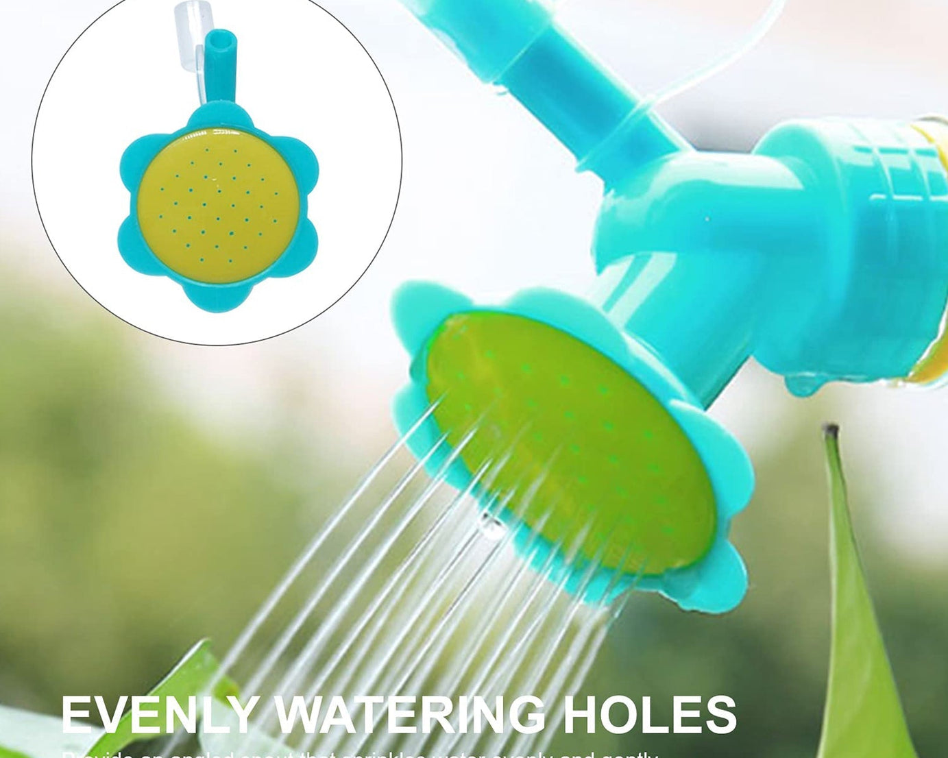 Dual head bottle watering nozzle