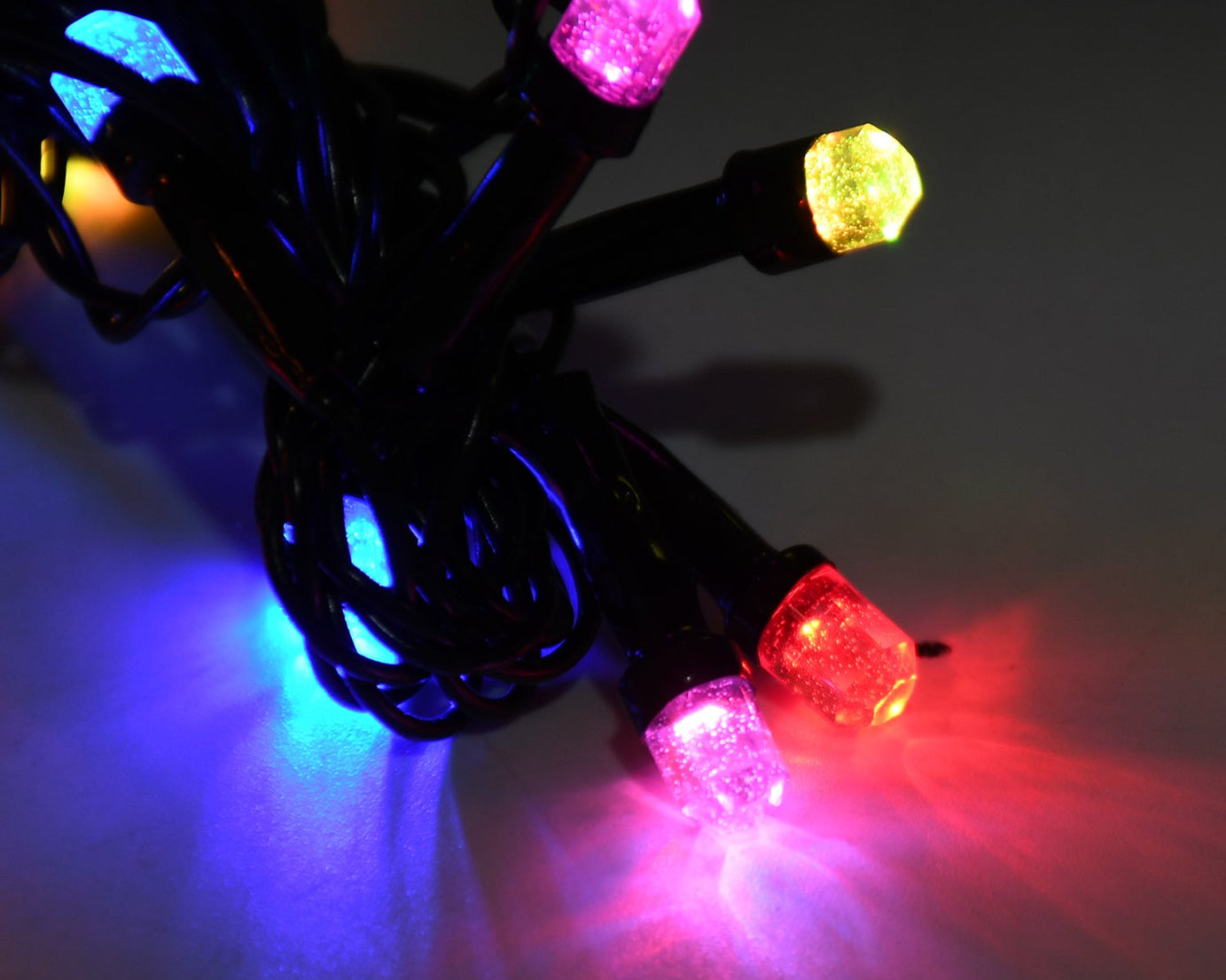 3Mtr Home Decoration Diwali & Wedding LED Christmas String Light Indoor and Outdoor Light ,Festival Decoration Led String Light, Multi-Color Light 8mm (15L 3 Mtr)