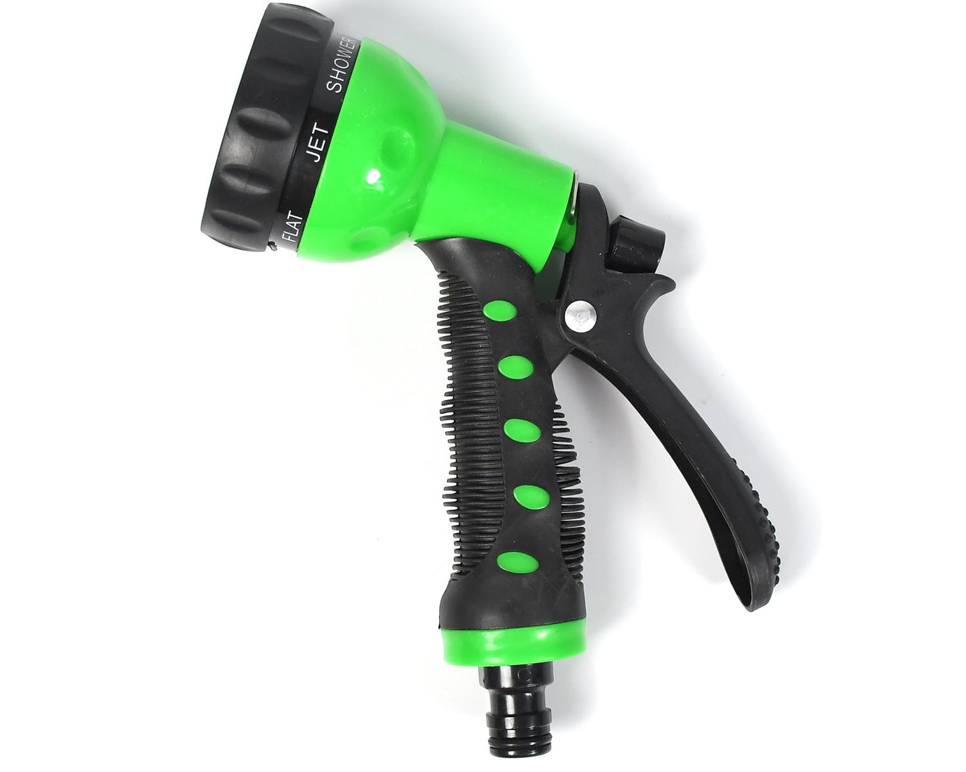 Metal water hose nozzle with 8 spray patterns