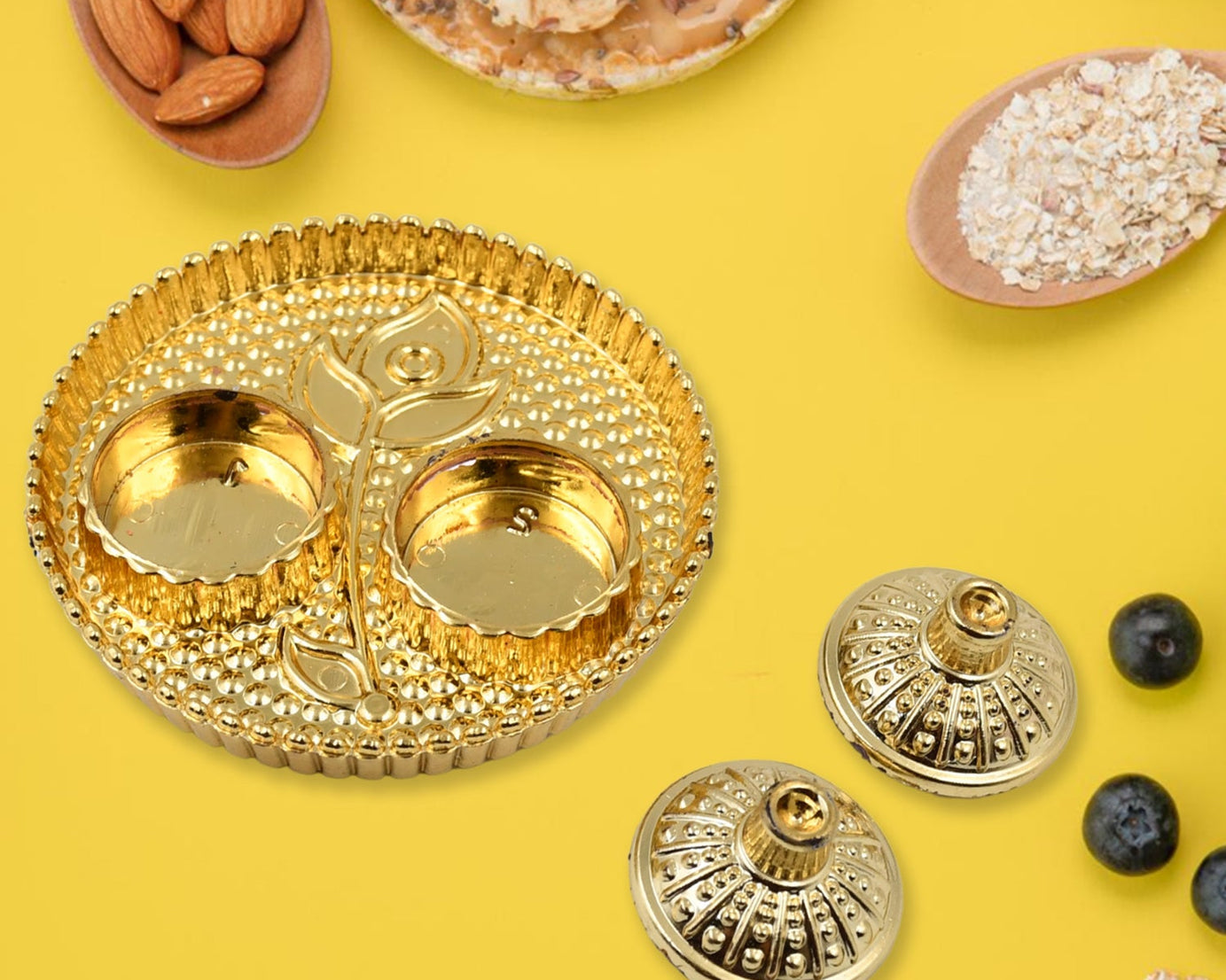 KumkumAura Round Holder