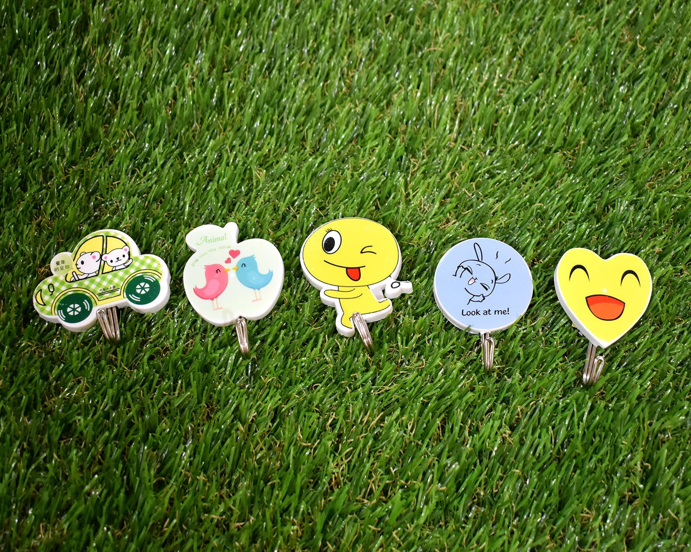 Easy-to-install adhesive hooks for kitchen use