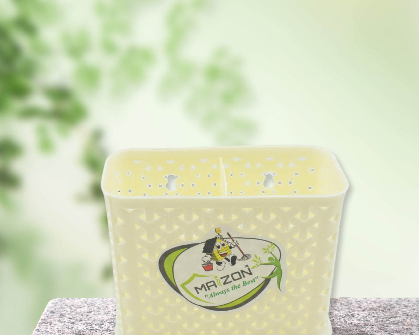 multipurpose Holder for Desk, Plastic Pen Pots Desk Organizers Pencil Pots Holder Stationary Supplies for Office, Home, School Non-slip Silicone Bottom