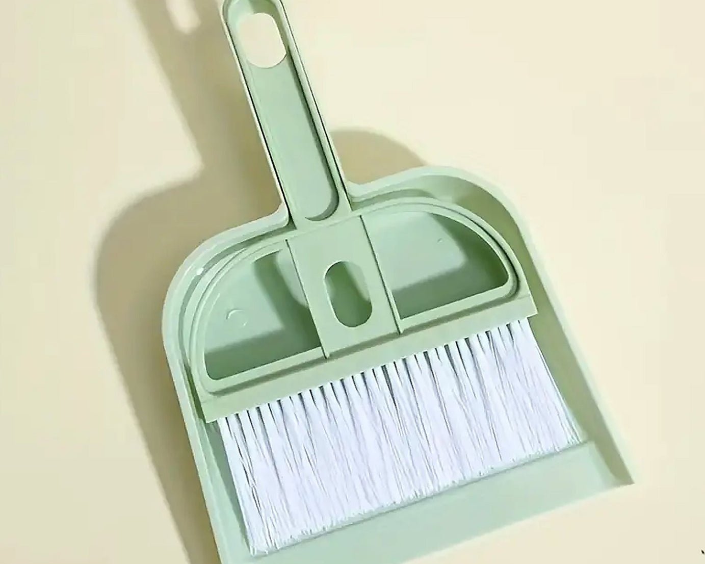 Mini broom and dustpan set for quick cleaning jobs