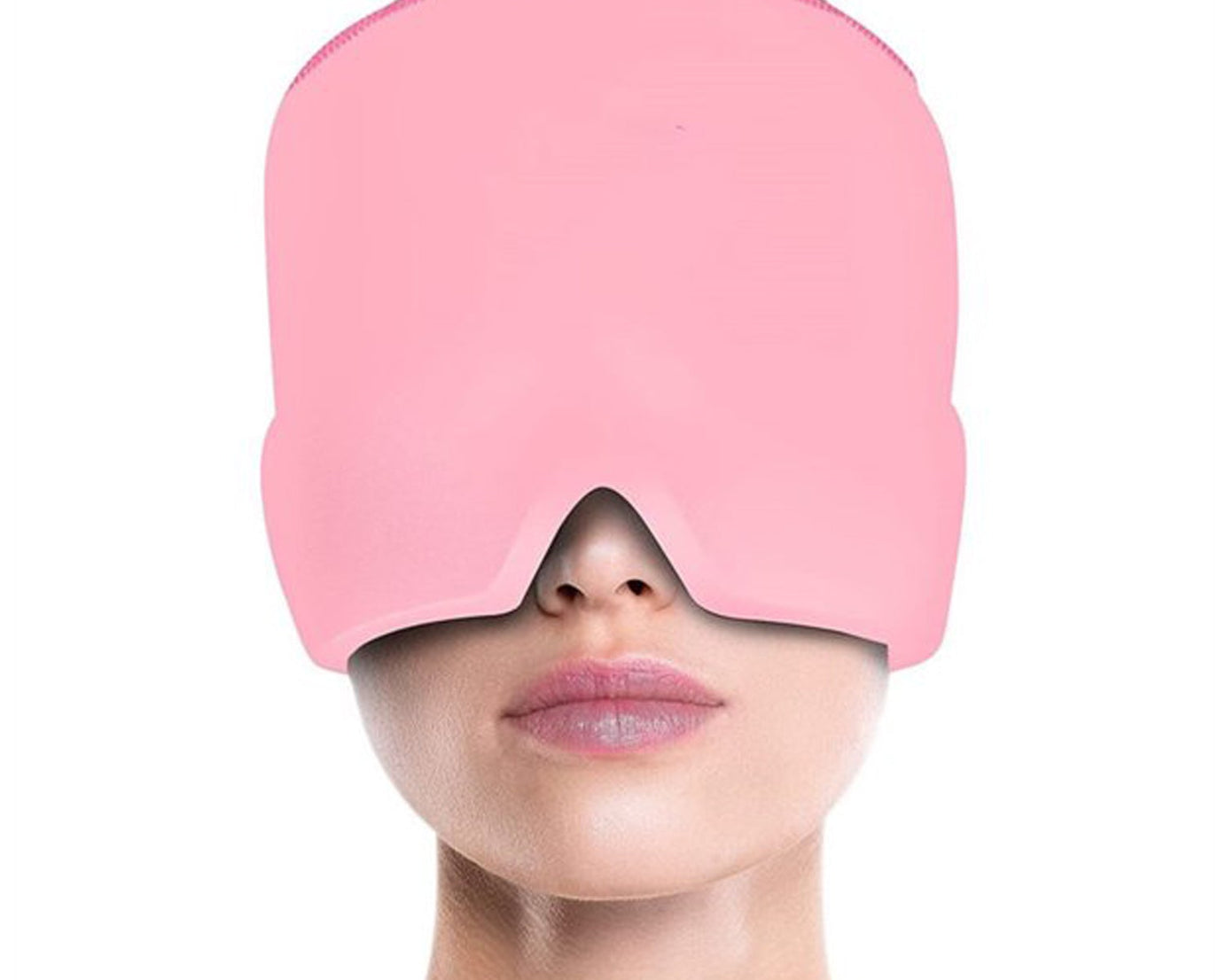 Headache relief mask with cooling effect