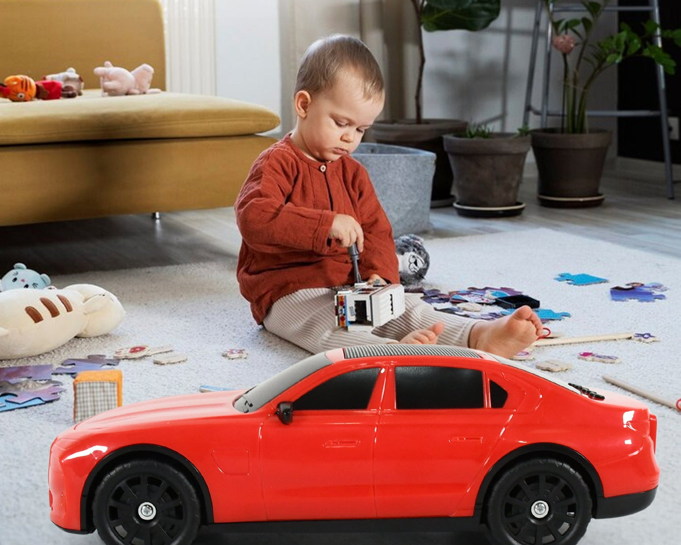 Wireless Bluetooth Speaker Portable Car Shape Music Speaker Support Bluetooth, TF Card, USB, Fm Radio Function Unique Shape Car Speaker