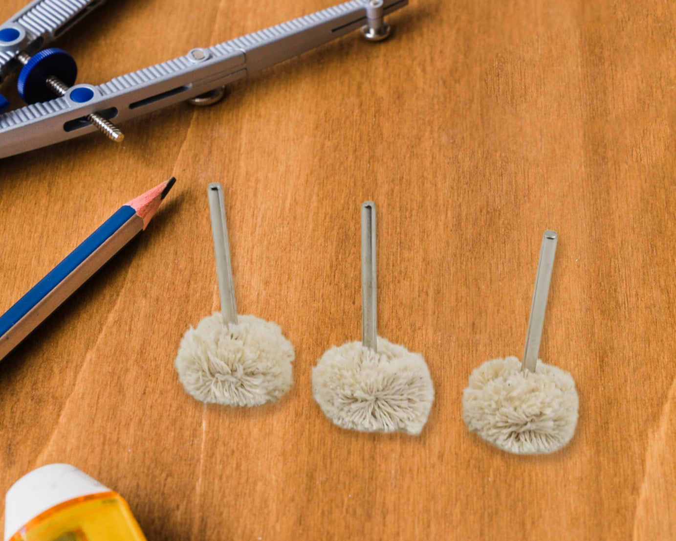 3 Pc Set Cotton Polishing Buffing Wheel 