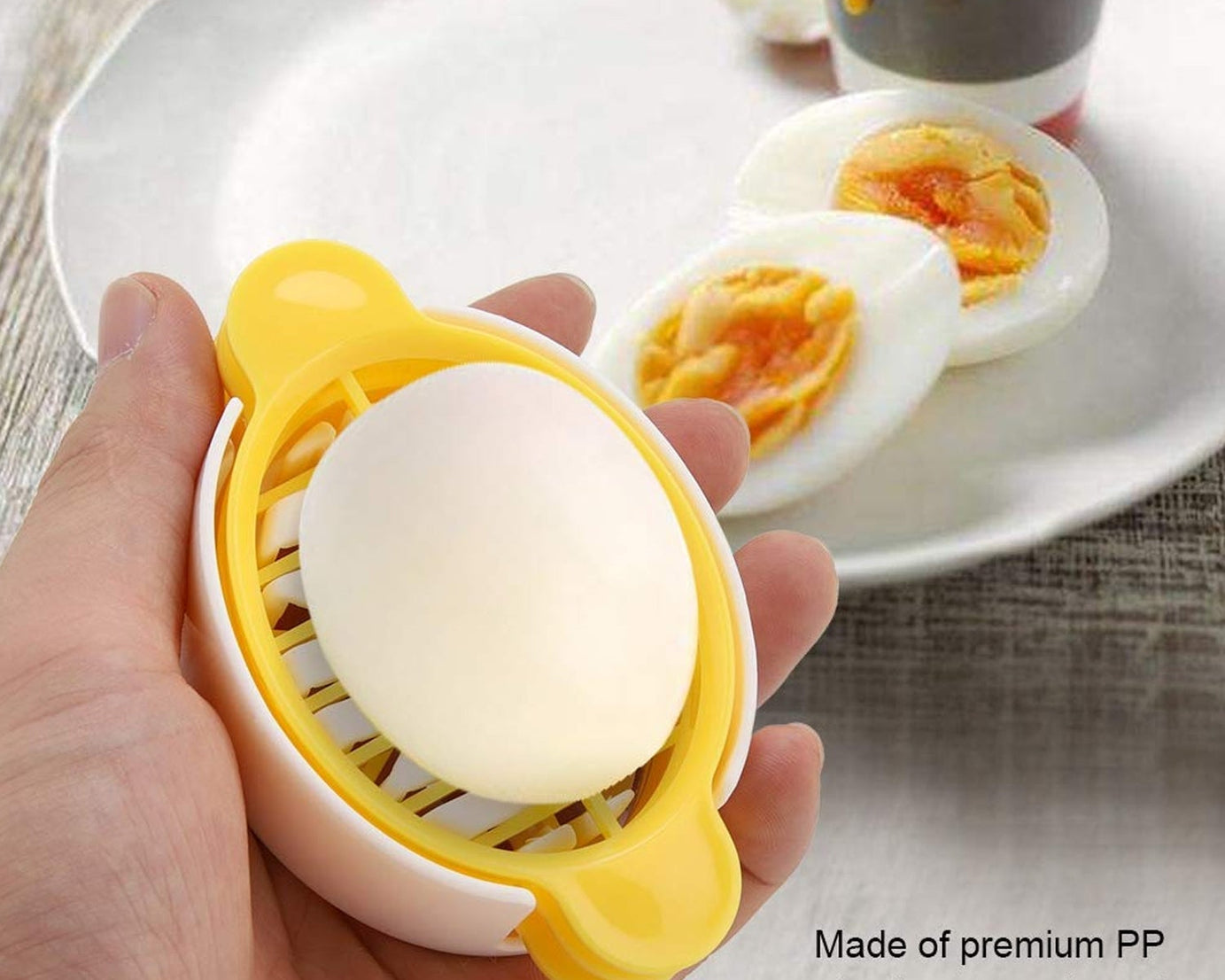 Egg Slicer, 3 in 1 Boiled Egg Slicer, Egg Slicer, Preserved Egg Slicer, Home Restaurant Kitchen Tool (1 Pc)