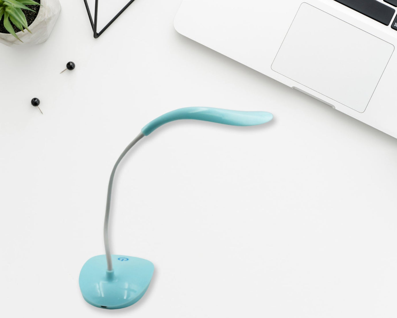 Study lamp Led Touch On Off Switch Student Study Reading Dimmer Led Table Lamps White Desk Light Lamp